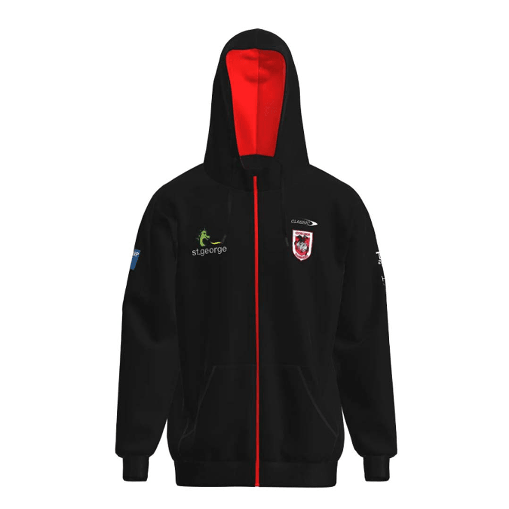 St George Dragons 2023 Full Zip Hoodie Youth - Jerseys Megastore