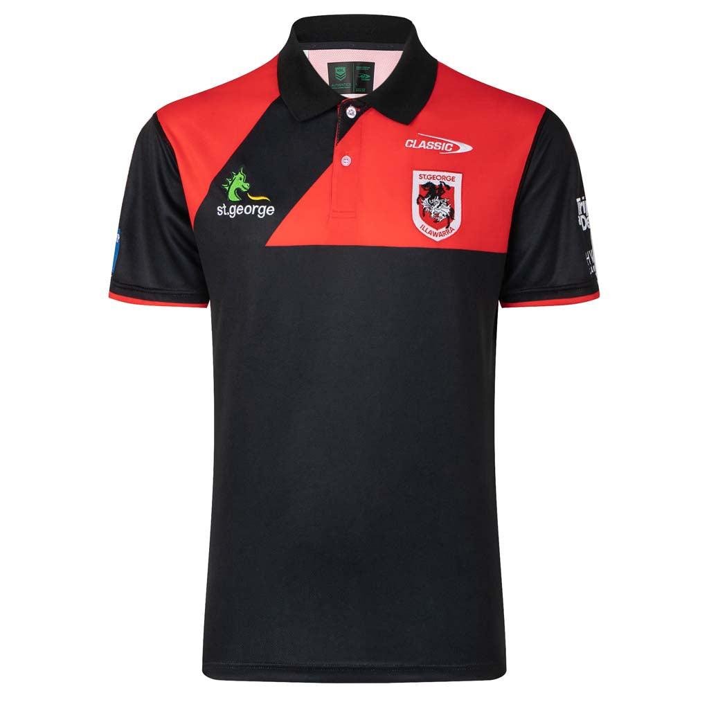 St George Dragons 2023 Player Polo - Jerseys Megastore