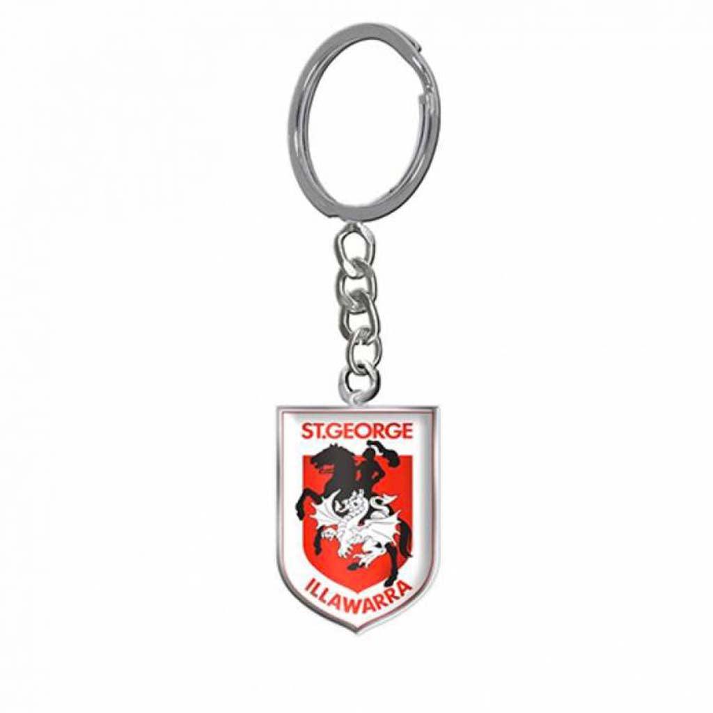 St George Dragons Enamel Logo Keyring - Jerseys Megastore