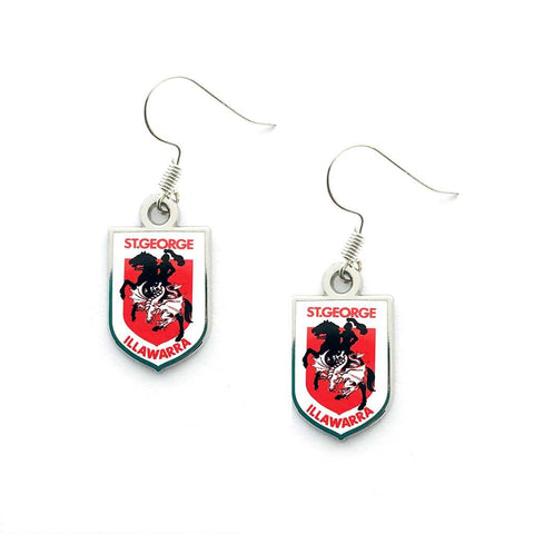 St George Dragons Logo Earrings