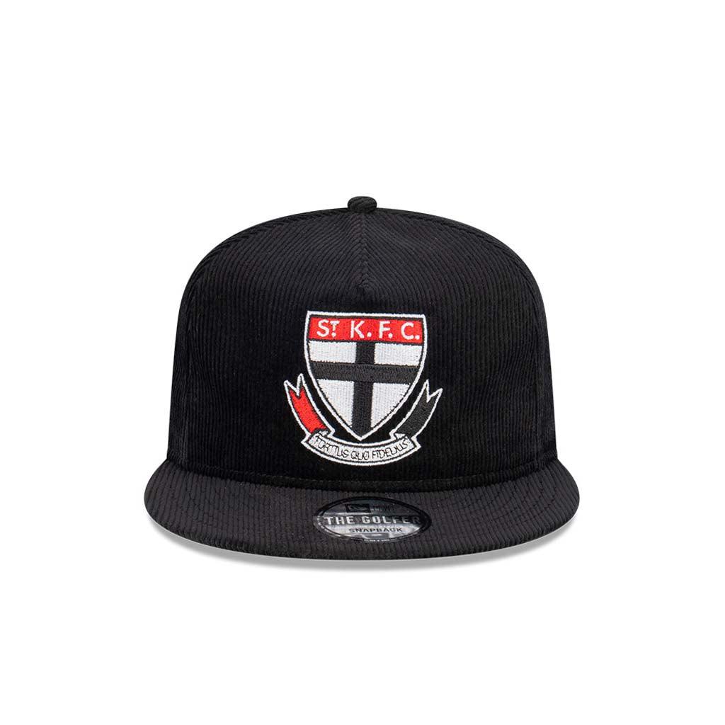 St Kilda Saints Black The Golfer Cap - Jerseys Megastore