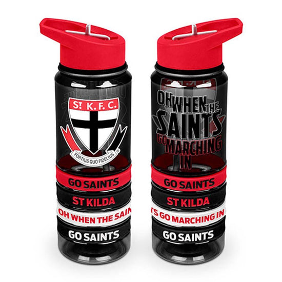 St Kilda Saints Tritan Bottle and Bands - Jerseys Megastore