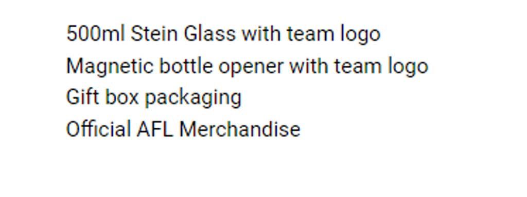 Hawthorn Hawks Stein Glass & Magnetic Bottle Opener Pack - Jerseys Megastore