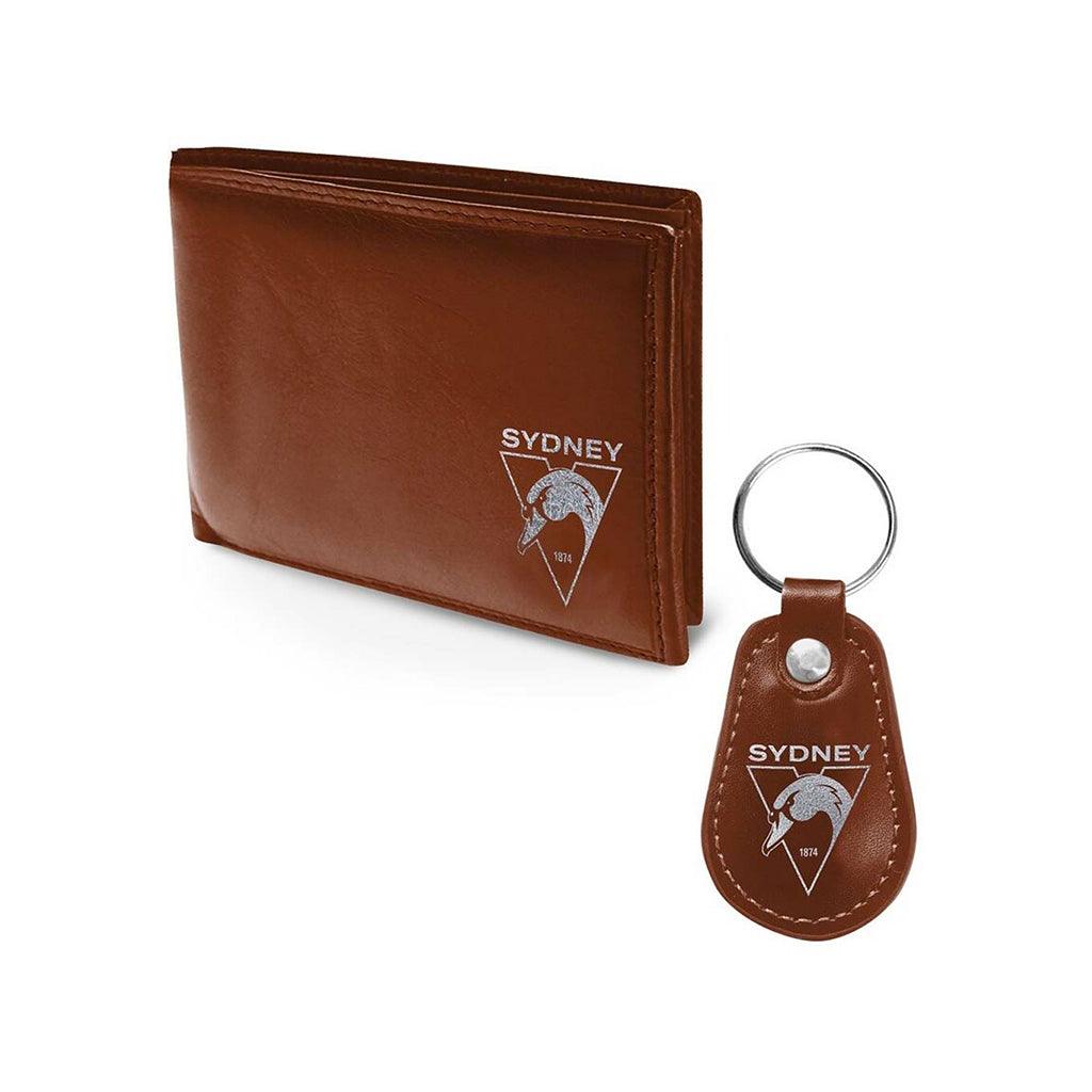 Sydney Swans Wallet and Key Ring Gift Pack - Jerseys Megastore