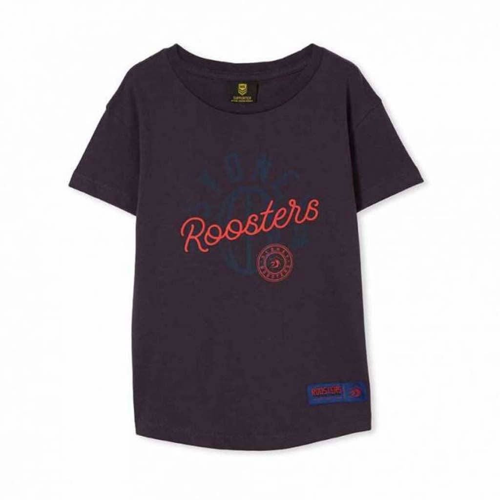 Sydney Roosters Kids Puff Print Tee - Jerseys Megastore