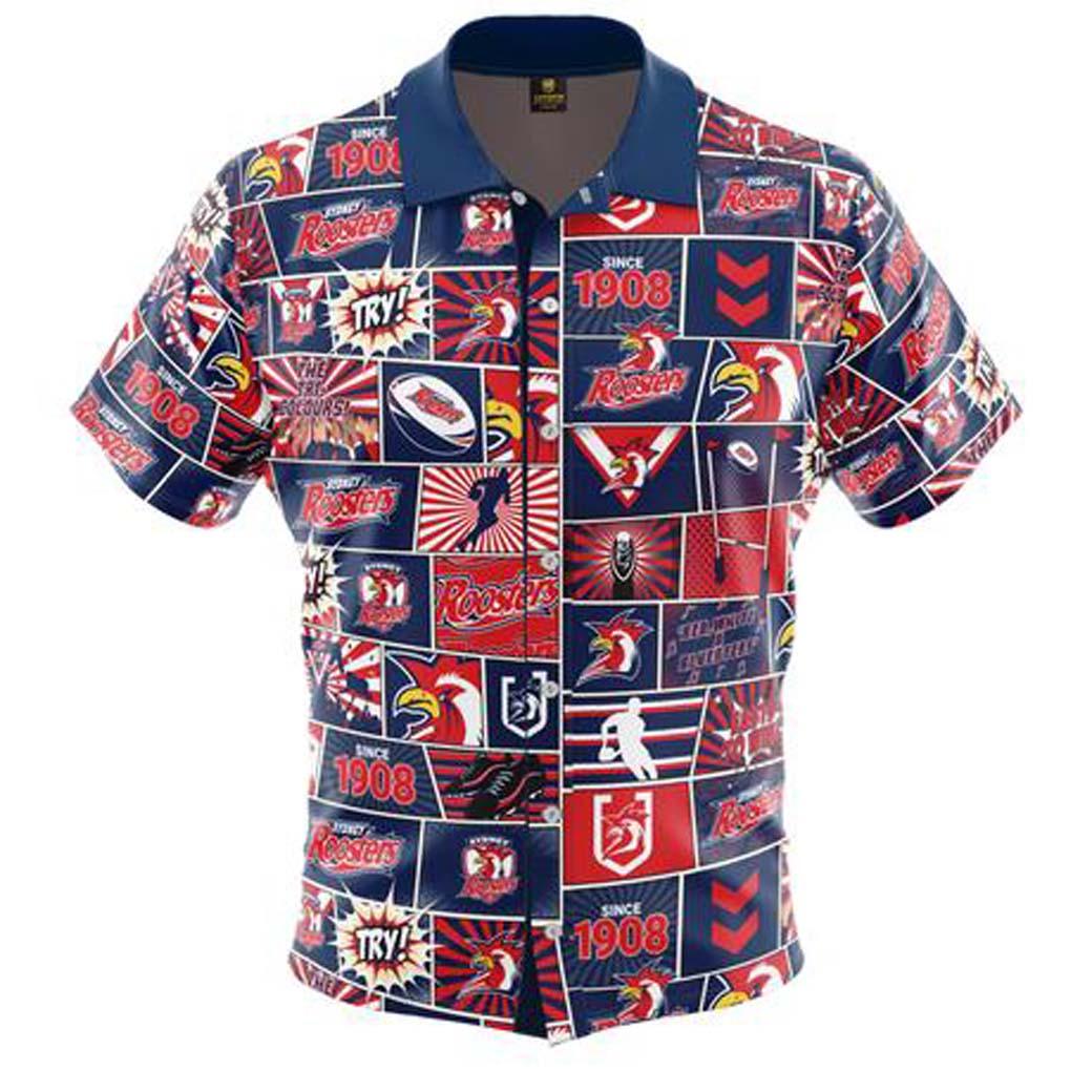 Sydney Roosters Pop Art Shirt - Jerseys Megastore