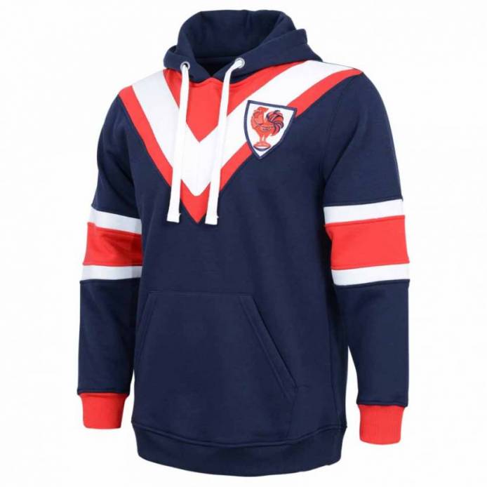 Sydney Roosters Retro Hoodie Adult