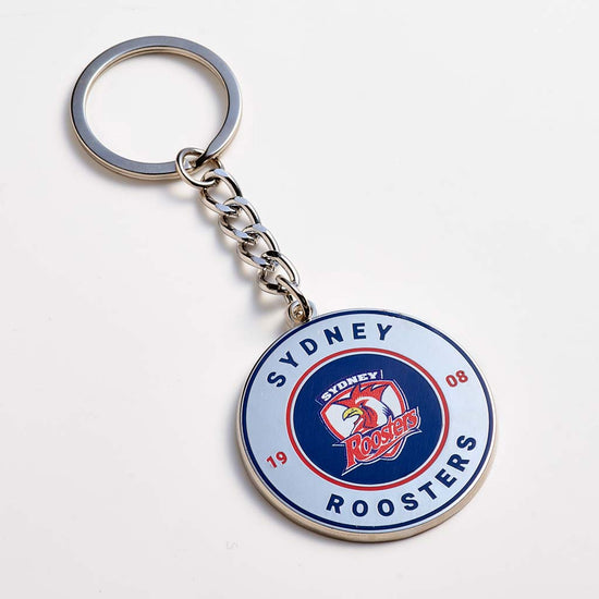 Load image into Gallery viewer, Sydney Roosters Round Keyring
