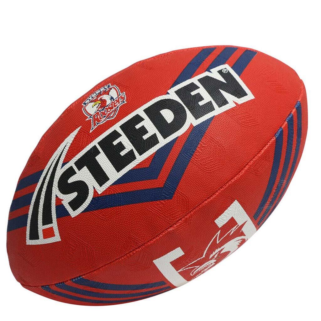 Sydney Roosters Size 5 Steeden Football - Jerseys Megastore