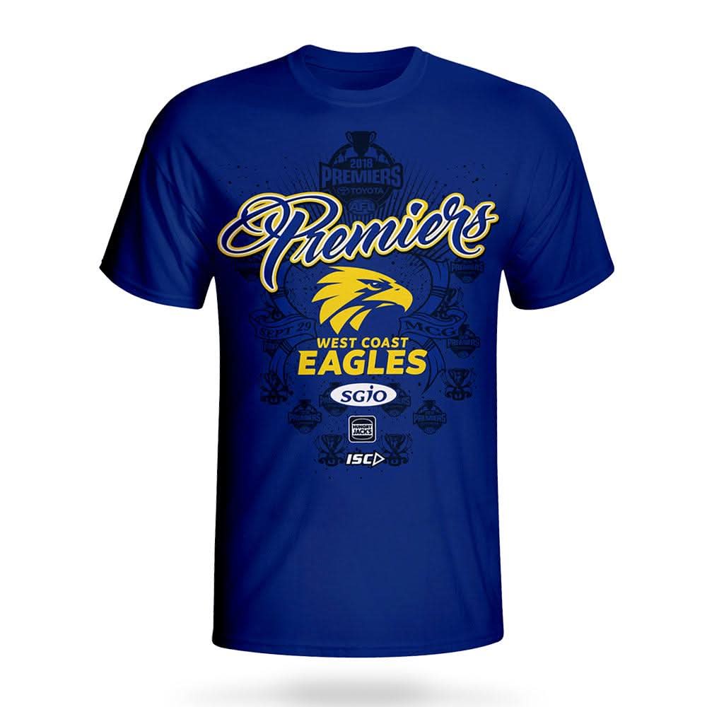 West Coast Eagles 2018 Premiers Tee - Youth - Jerseys Megastore