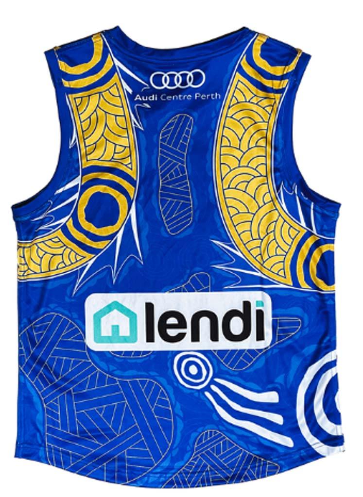 West Coast Eagles 2022 Indigenous Guernsey - Jerseys Megastore
