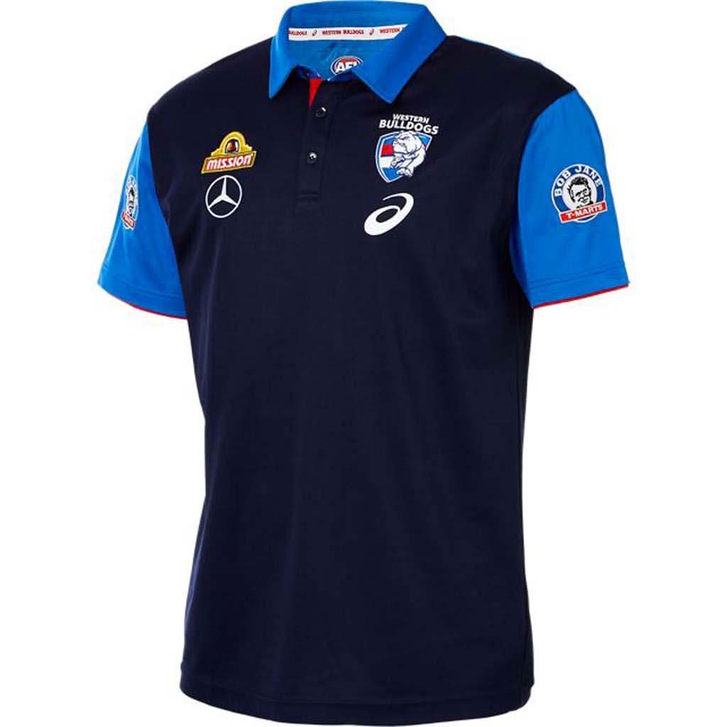 Western Bulldogs 2019 Media Polo - Jerseys Megastore