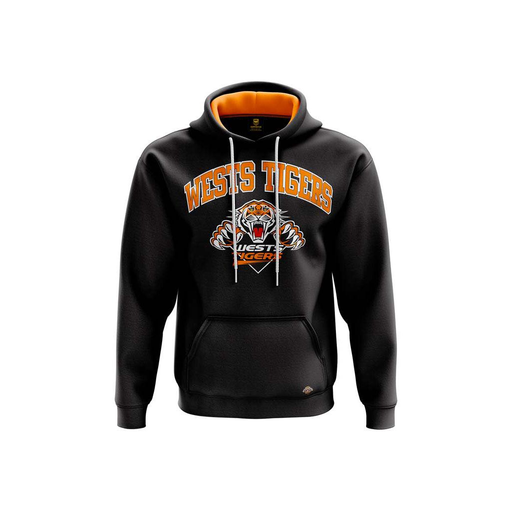 Wests Tigers 2019 Club Fleece Hoodie - Youth - Jerseys Megastore