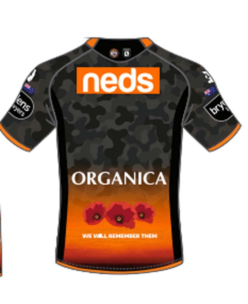 Wests Tigers 2021 Anzac Jersey - Jerseys Megastore