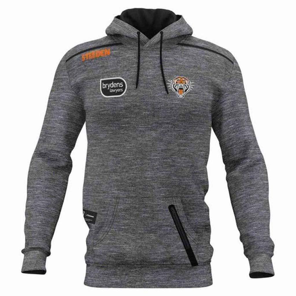 Wests Tigers 2021 Player Fleece Hoodie - Youth - Jerseys Megastore