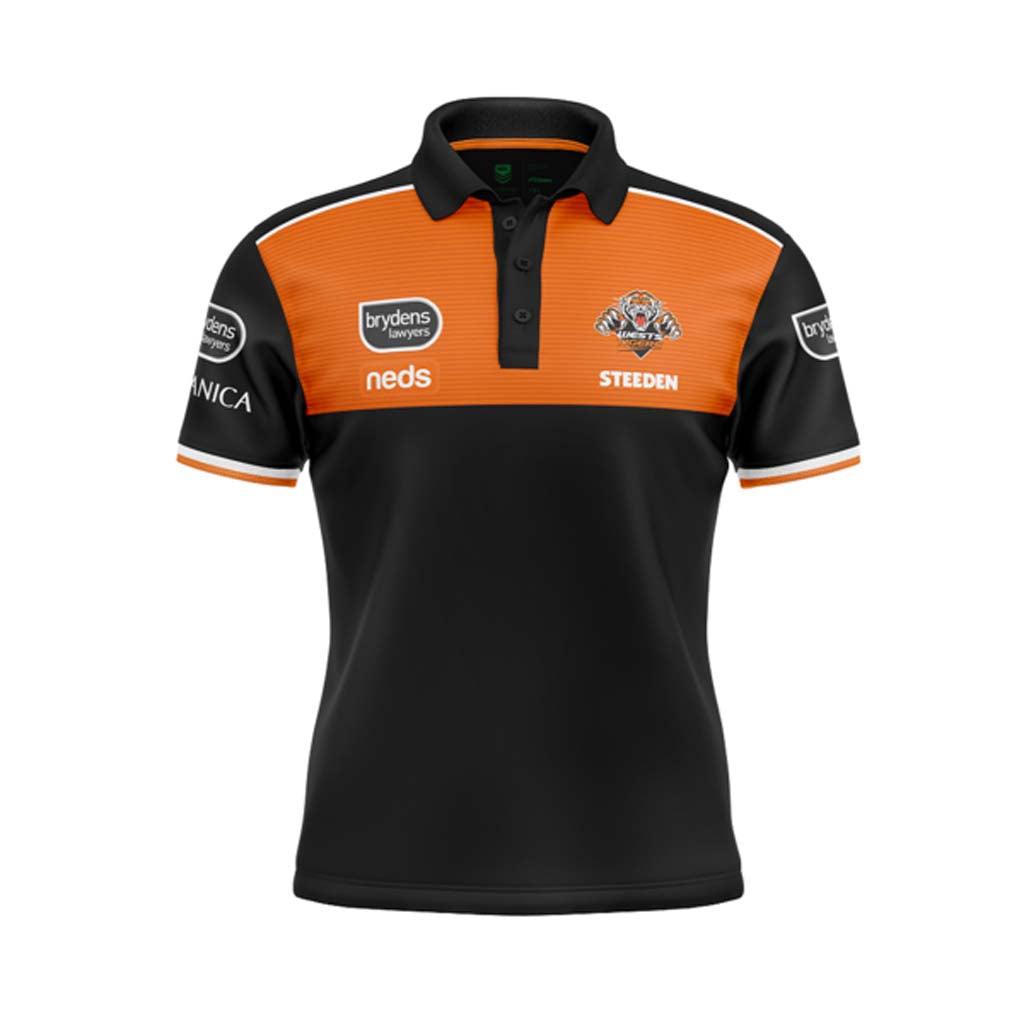 Load image into Gallery viewer, Wests Tigers 2021 Player Media Polo - Jerseys Megastore
