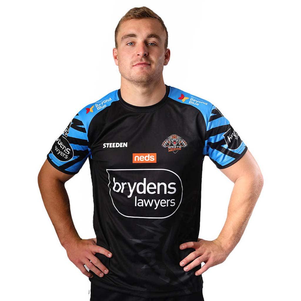 Wests Tigers 2021 Run Out Tee - Jerseys Megastore