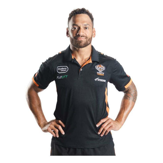 Wests Tigers 2023 Media Polo Adult - Jerseys Megastore
