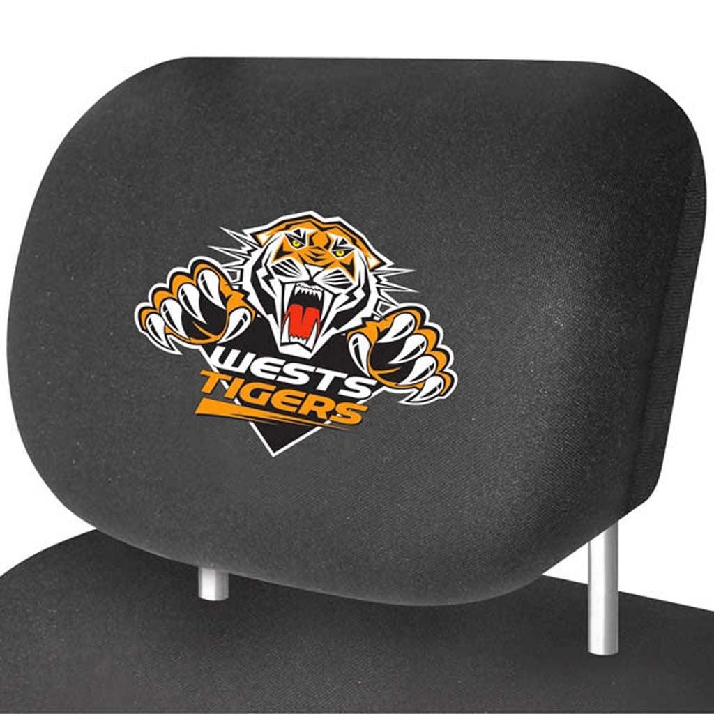 Wests Tigers Head-Rest Covers - Jerseys Megastore