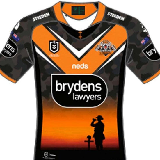 Wests Tigers 2021 Anzac Jersey - Jerseys Megastore